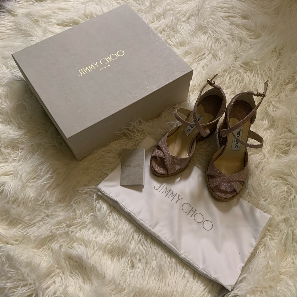 Jimmy Choo Wedge - Alanah 105 Ballet Pink
